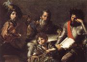 VALENTIN DE BOULOGNE The Four Ages of Man oil painting on canvas